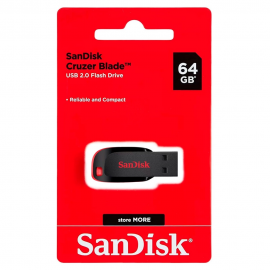 Pen Drive 64GB SanDisk Cruzer Blade USB 2.0