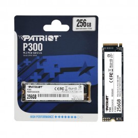 M.2 PATRIOT P300 256GB 2280 PCIe 3x4 NVMe 1.3 Leitura 1700MB/s E Grav. 1100MB/s