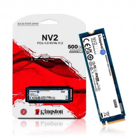 M.2 NV2 2280 500GB PCIe 4.0 NVMe Leitura: 3500 MB/s e Gravação: 2100 MB/s