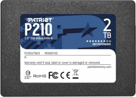 SSD PATRIOT P210 2TB Sata III 2.5 Leitura 520MBs e Gravação 430MBs