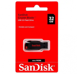 Pen Drive 32GB SanDisk Cruzer Blade USB 2.0