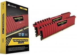 Memória Corsair Vengeance LPX DDR4 PC4-28800 (2X16GB)- 32GB 3600Mhz C18 Red
