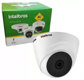 Câmera de Segurança Intelbras Dome IR - VHL 1120 D HD 720p Colorida Proteção Antissurto anti-UV Branco