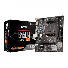 Placa Mãe MSI B450M-A PRO MAX AMD AM4 mATX DDR4